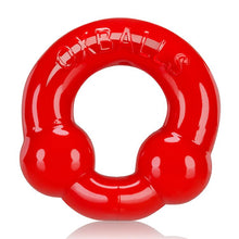 Load image into Gallery viewer, Ultra Balls Cockring 2 Pack Steel/red
