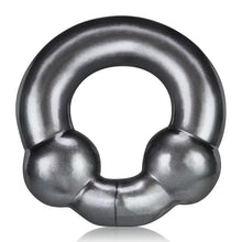 Load image into Gallery viewer, Ultra Balls Cockring 2 Pack Steel/red
