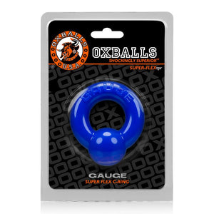 Gauge Cockring Oxballs Police Blue