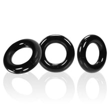 Load image into Gallery viewer, Willy Rings 3 Pk Cockrings Black
