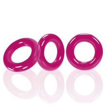 Load image into Gallery viewer, Willy Rings 3 Pk Cockrings Hot Pink
