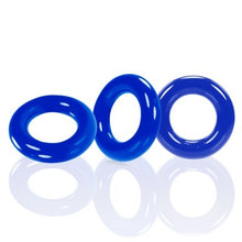 Load image into Gallery viewer, Willy Rings 3 Pk Cockrings Police Blue
