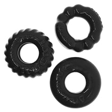 Load image into Gallery viewer, Bonemaker 3-pack C-ring Black
