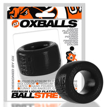 Load image into Gallery viewer, Balls-t Ball Stretcher Black Atomic Jock
