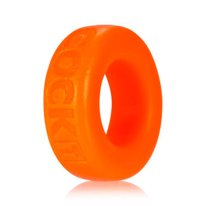 Cock-t Small Comfort Cockring Atomic Jock/oxballs Silicone Smoosh Orange