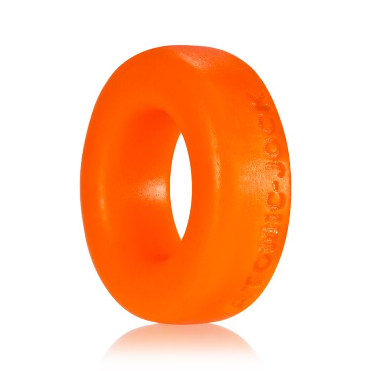 Cock-t Small Comfort Cockring Atomic Jock/oxballs Silicone Smoosh Orange