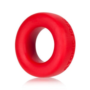 Cock-t Small Comfort Cockring Atomic Jock/oxballs Silicone Smoosh Red