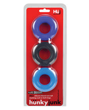 Load image into Gallery viewer, Hunkyjunk Huj C-ring 3pk Blue/ Multi
