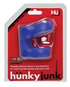 Hunkyjunk Connect Cock/ball Tugger Cobalt