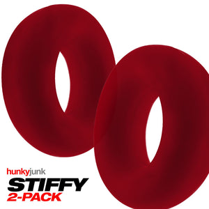 Stiffy 2-pack C-rings Cherry Ice