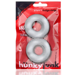 Stiffy 2-pack C-rings Clear Ice