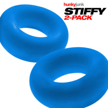 Load image into Gallery viewer, Stiffy 2-pack C-rings Teal Ice
