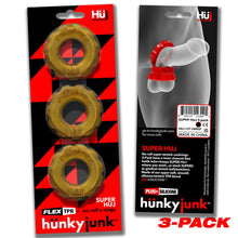 Load image into Gallery viewer, Super Huj 3pk Cock Rings Bronze
