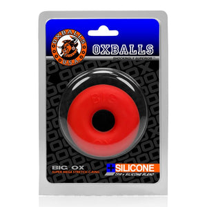 Big Ox Cockring Oxballs Red Ice