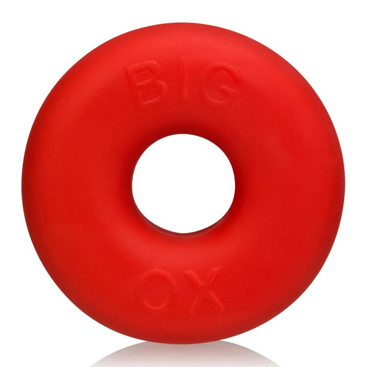 Big Ox Cockring Oxballs Red Ice