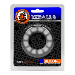 Air Airflow Cockring Oxballs Silicone/tpr Blend Cool Ice