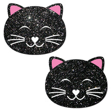 Load image into Gallery viewer, Kitty Cat Black Glitter
