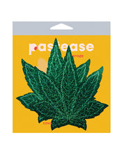 Load image into Gallery viewer, Pastease Pot Leaf Glitter Green Fuller Coverage
