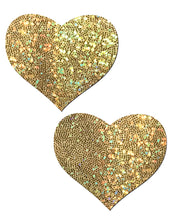 Load image into Gallery viewer, Pastease Gold Glitter Heart
