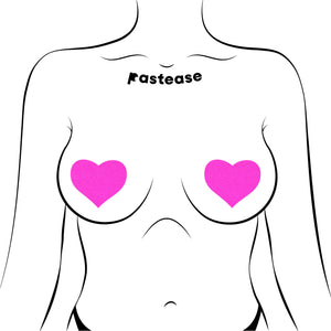 Pastease Heart Neon Pink