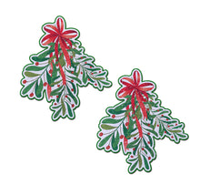 Load image into Gallery viewer, Pastease Xmas Winter Mistletoe W/ Red Bow
