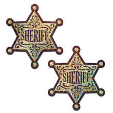 Load image into Gallery viewer, Pastease Sheriff Badge Gold Glitter
