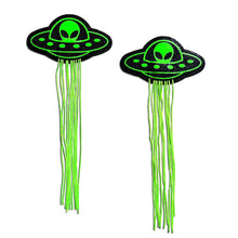 Load image into Gallery viewer, Pastease Ufo Alien Tassels Glow In The Dark
