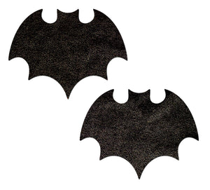 Pastease Liquid Black Bat Nipple Pasties