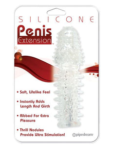 Silicone Penis Extension Clear