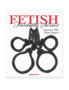 Fetish Fantasy Japanese Silk Rope Hogtie Black