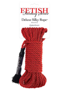 Fetish Fantasy Series Deluxe Silk Rope Red