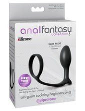 Load image into Gallery viewer, Anal Fantasy Ass Gasm Cock Ring Beginners Plug
