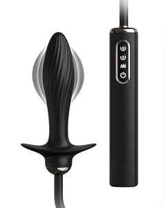 Anal Fantasy Elite Auto-throb Inflatable Plug Black