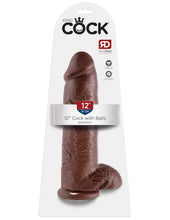 Load image into Gallery viewer, King Cock 12 In Cock W/balls Brown
