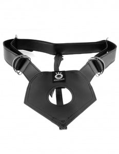 King Cock Play Hard Harness Black