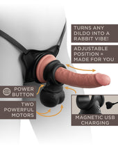 Load image into Gallery viewer, King Cock Elite Ultimate Vibrating Body Dock Kit
