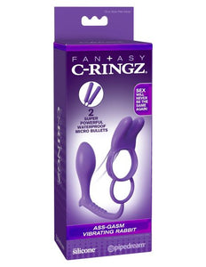 Fantasy C-ringz Ass- Gasm Vibrating Rabbit