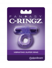 Load image into Gallery viewer, Fantasy C Ringz Vibrating Super Ring Purple
