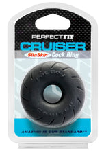 Load image into Gallery viewer, Perfect Fit Siliskin Cruiser Ring 2.5 Black &quot;
