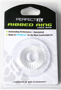 Ribbed Ring Ice Clear