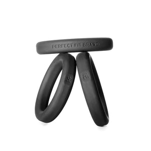 Xact Fit Silicone Rings #14 #15 #16 Black