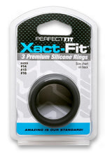 Load image into Gallery viewer, Xact Fit Silicone Rings #14 #15 #16 Black
