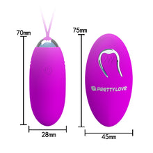 Load image into Gallery viewer, Pretty Love Jenny Remote Control Bullet Vibrator Purple
