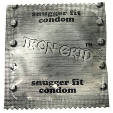 Load image into Gallery viewer, Iron Grip Snugger Fit Lubricated Condom 3pk
