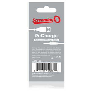 Screaming O Recharge Charging Cable