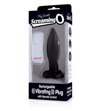 Load image into Gallery viewer, My Secret Remote Vibrating Plug Black
