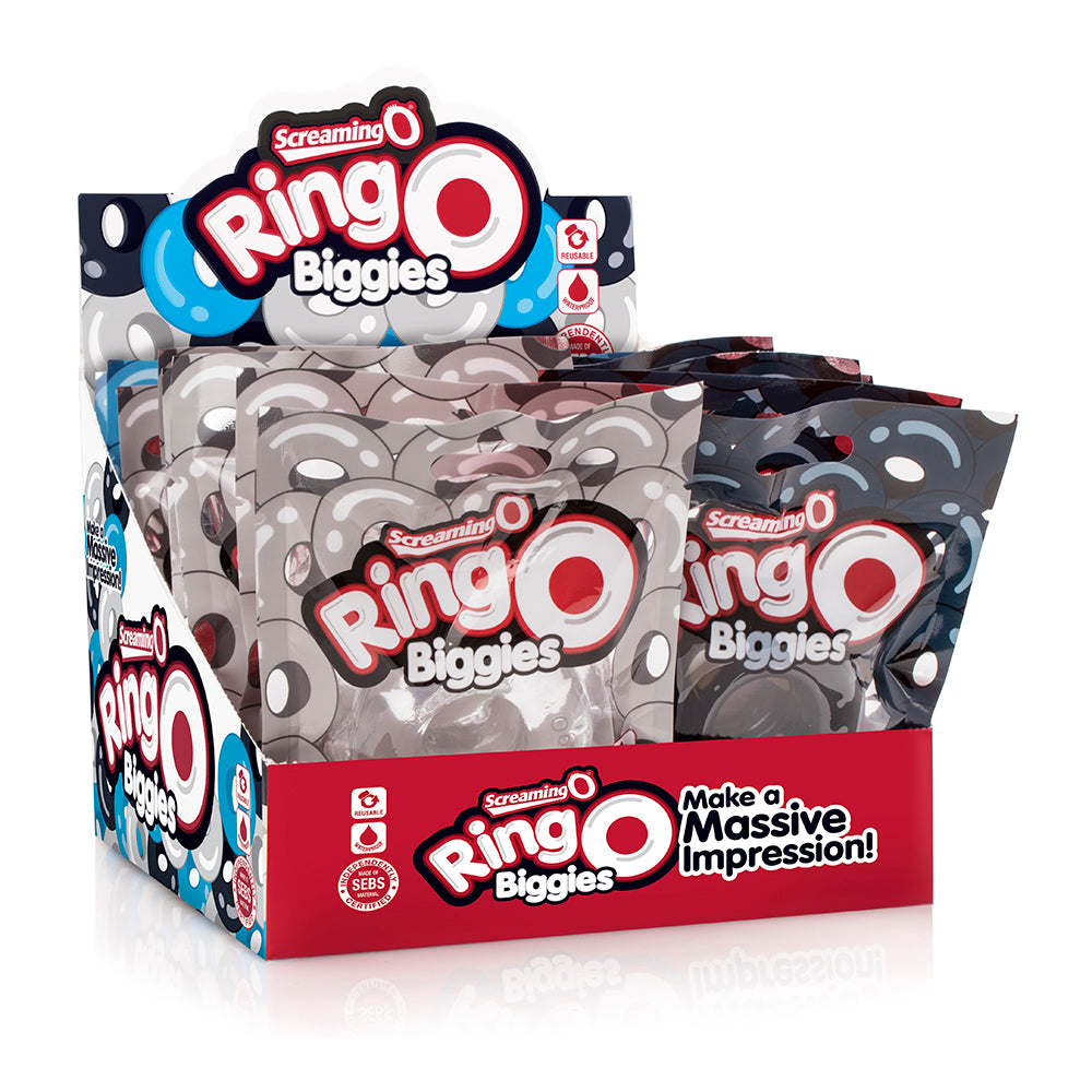 Screaming O Ring O Biggies 18 Count P.o.p. Box Display Assorted