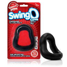 Load image into Gallery viewer, Screaming O Swing O Curved Black C-ring
