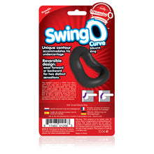 Load image into Gallery viewer, Screaming O Swing O Curved Black C-ring
