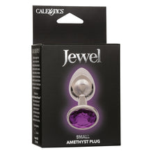 Load image into Gallery viewer, Jewel Small Amethyst Plug
